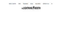 Tablet Screenshot of lightningbooth.com